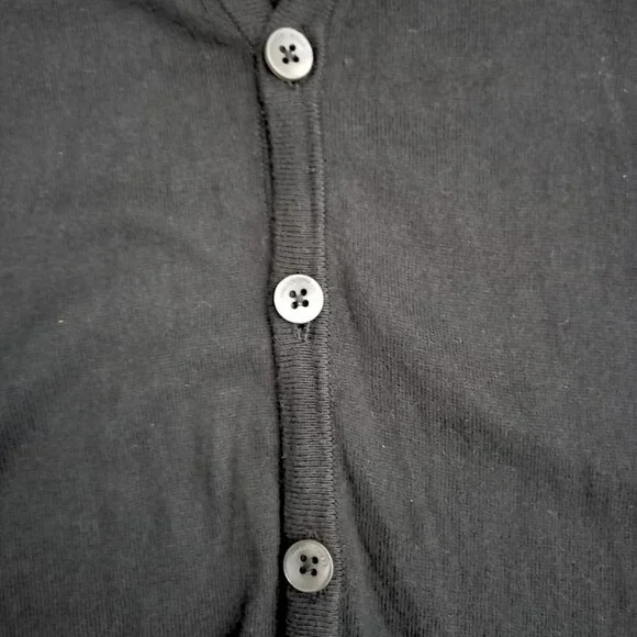 Hugo Boss Black Cardigan Sweater Men's Size S - Button Front Lightweight Classic